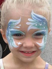 Honey Bunch Face Painter Spring Hill FL Frozen Theme Face Painting Hernando County FL Face Painting