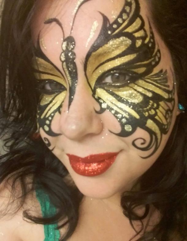 Honey Bunch Face Painter Spring Hill FL Face Painting adult Halloween Face Painting Hernando FL